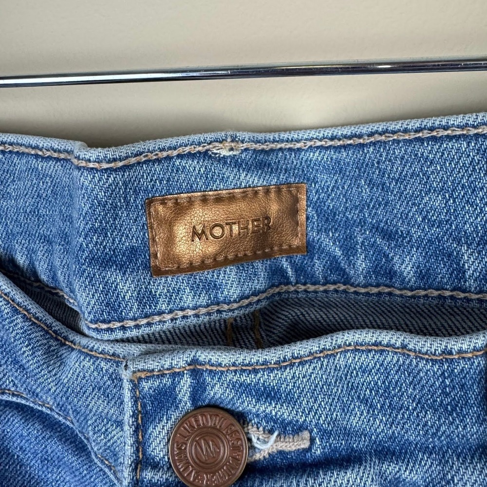 MOTHER Denim The Scrapper Ankle Jean in Camera Obscura Size 32 NEW - Picture 2 of 7